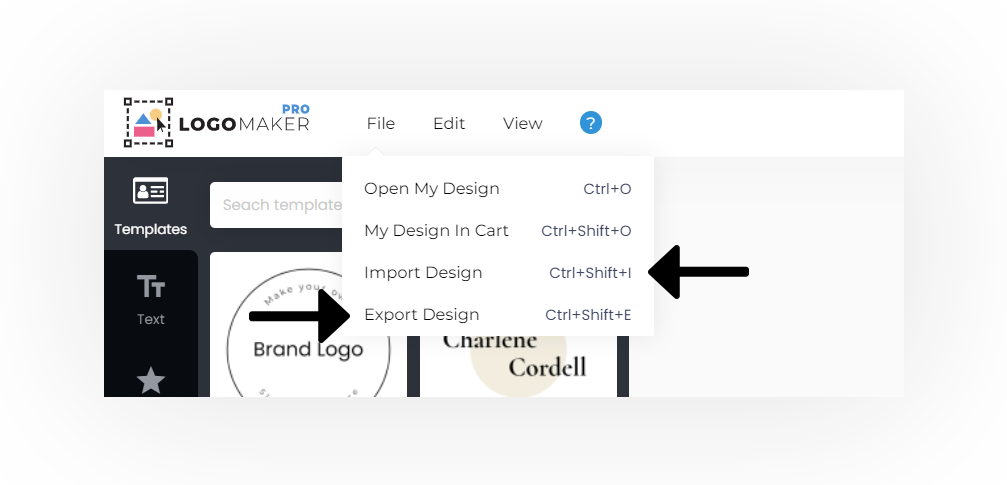 create your own logo